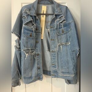 Tyler Lambert Distressed Denim Jacket